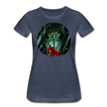 Load image into Gallery viewer, Mr. Meat Amelia T-Shirt (Womens) - heather blue