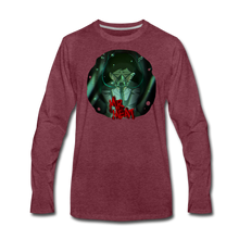 Load image into Gallery viewer, Mr. Meat Amelia Long-Sleeve T-Shirt (Mens) - heather burgundy