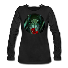 Load image into Gallery viewer, Mr. Meat Amelia Long-Sleeve T-Shirt (Womens) - black
