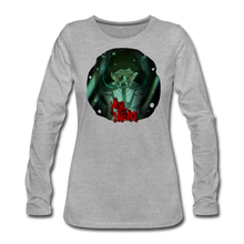 Load image into Gallery viewer, Mr. Meat Amelia Long-Sleeve T-Shirt (Womens) - heather gray