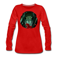 Load image into Gallery viewer, Mr. Meat Amelia Long-Sleeve T-Shirt (Womens) - red