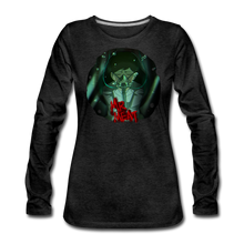 Load image into Gallery viewer, Mr. Meat Amelia Long-Sleeve T-Shirt (Womens) - charcoal gray