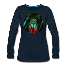 Load image into Gallery viewer, Mr. Meat Amelia Long-Sleeve T-Shirt (Womens) - deep navy