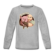 Load image into Gallery viewer, Mr. Meat Buddies Long-Sleeve T-Shirt - heather gray
