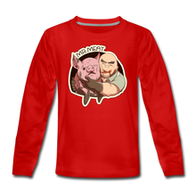 Load image into Gallery viewer, Mr. Meat Buddies Long-Sleeve T-Shirt - red
