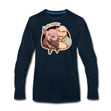Load image into Gallery viewer, Mr. Meat Buddies Long-Sleeve T-Shirt (Mens) - deep navy