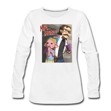 Load image into Gallery viewer, Mr. Meat Hybrid Long-Sleeve T-Shirt (Womens) - white