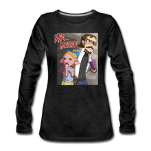 Load image into Gallery viewer, Mr. Meat Hybrid Long-Sleeve T-Shirt (Womens) - charcoal gray