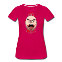 Load image into Gallery viewer, Mr. Meat Meathead T-Shirt (Womens) - dark pink