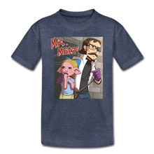 Load image into Gallery viewer, Mr. Meat Hybrid T-Shirt - heather blue