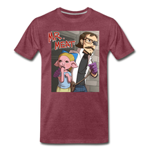 Load image into Gallery viewer, Mr. Meat Hybrid T-Shirt (Mens) - heather burgundy