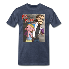 Load image into Gallery viewer, Mr. Meat Hybrid T-Shirt (Mens) - heather blue