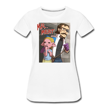 Load image into Gallery viewer, Mr. Meat Hybrid T-Shirt (Womens) - white