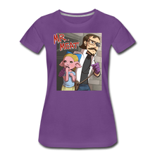 Load image into Gallery viewer, Mr. Meat Hybrid T-Shirt (Womens) - purple