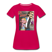 Load image into Gallery viewer, Mr. Meat Hybrid T-Shirt (Womens) - dark pink