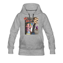 Load image into Gallery viewer, Mr. Meat Hybrid Hoodie (Womens) - heather gray