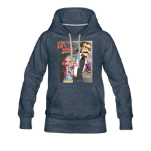 Load image into Gallery viewer, Mr. Meat Hybrid Hoodie (Womens) - heather denim