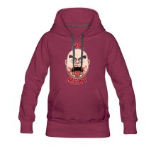Load image into Gallery viewer, Mr. Meat Meathead Hoodie (Womens) - burgundy