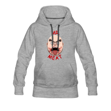 Load image into Gallery viewer, Mr. Meat Meathead Hoodie (Womens) - heather gray