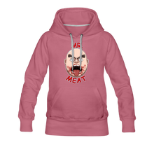 Load image into Gallery viewer, Mr. Meat Meathead Hoodie (Womens) - mauve