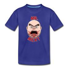 Load image into Gallery viewer, Mr. Meat Meathead T-Shirt - royal blue