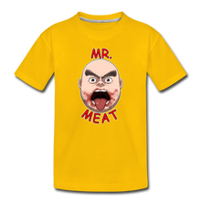 Load image into Gallery viewer, Mr. Meat Meathead T-Shirt - sun yellow