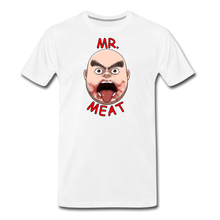 Load image into Gallery viewer, Mr. Meat Meathead T-Shirt (Mens) - white