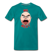 Load image into Gallery viewer, Mr. Meat Meathead T-Shirt (Mens) - teal