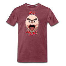 Load image into Gallery viewer, Mr. Meat Meathead T-Shirt (Mens) - heather burgundy