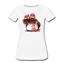 Load image into Gallery viewer, Mr. Meat T-Shirt (Womens) - white