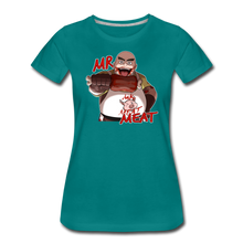 Load image into Gallery viewer, Mr. Meat T-Shirt (Womens) - teal