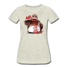 Load image into Gallery viewer, Mr. Meat T-Shirt (Womens) - heather oatmeal