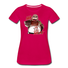 Load image into Gallery viewer, Mr. Meat T-Shirt (Womens) - dark pink