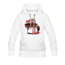Load image into Gallery viewer, Mr. Meat Hoodie (Womens) - white