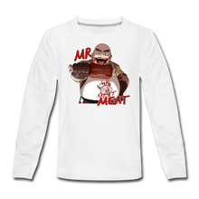 Load image into Gallery viewer, Mr. Meat Long-Sleeve T-Shirt - white
