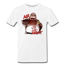 Load image into Gallery viewer, Mr. Meat T-Shirt (Mens) - white