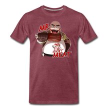 Load image into Gallery viewer, Mr. Meat T-Shirt (Mens) - heather burgundy