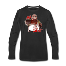 Load image into Gallery viewer, Mr. Meat Long-Sleeve T-Shirt (Mens) - black