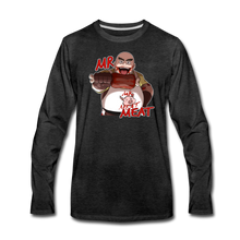 Load image into Gallery viewer, Mr. Meat Long-Sleeve T-Shirt (Mens) - charcoal gray