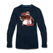 Load image into Gallery viewer, Mr. Meat Long-Sleeve T-Shirt (Mens) - deep navy