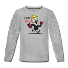 Load image into Gallery viewer, Ice Scream - Mini Rod Long-Sleeve T-Shirt - heather gray