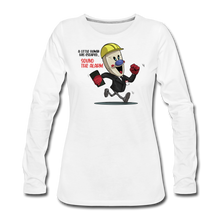 Load image into Gallery viewer, Ice Scream - Mini Rod Long-Sleeve T-Shirt (Womens) - white