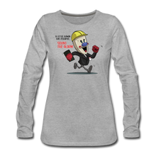 Load image into Gallery viewer, Ice Scream - Mini Rod Long-Sleeve T-Shirt (Womens) - heather gray