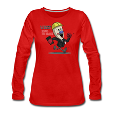 Load image into Gallery viewer, Ice Scream - Mini Rod Long-Sleeve T-Shirt (Womens) - red