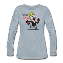 Load image into Gallery viewer, Ice Scream - Mini Rod Long-Sleeve T-Shirt (Womens) - heather ice blue