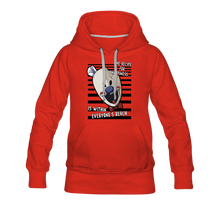 Load image into Gallery viewer, Ice Scream - Joseph Rod Hoodie (Womens) - red