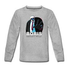 Load image into Gallery viewer, Ice Scream - Boris Security Guard Long-Sleeve T-Shirt - heather gray