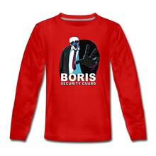 Load image into Gallery viewer, Ice Scream - Boris Security Guard Long-Sleeve T-Shirt - red
