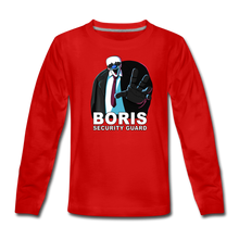 Load image into Gallery viewer, Ice Scream - Boris Security Guard Long-Sleeve T-Shirt - red