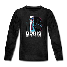 Load image into Gallery viewer, Ice Scream - Boris Security Guard Long-Sleeve T-Shirt - charcoal gray